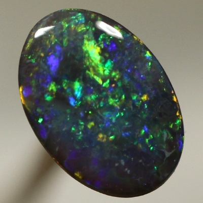 SOLID BLACK OPALDouble sided! Sparkling bright fire on both sides. With VIDEO
